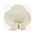 thumbnail image 4 of iHPH7 Packable Sun Hat Summer Hats for Women Straw Sun Hat Sunhats for Women Uv Protection Straw Bucket Hat, Beige One Size, 4 of 7