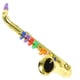 thumbnail image 2 of Saxofón de juguete, instrumento musical para niños pequeños, accesorio de saxofón falso, accesorio de saxofón para niños, 2 of 7