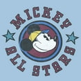 thumbnail image 2 of Boy's Mickey & Friends Mickey Mouse All Stars Graphic Tee Light Blue Small, 2 of 4