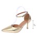 thumbnail image 5 of Correas de Tacón para Tacones Altos de Moda Y Versátil de las Mujeres de Tamaño Mayor Correa de Hebilla Zapatos de Dedo Cerrado Estilo Primavera / Verano Zapatos de Tacones Altos Modernos Y Cómodos Z, 5 of 9