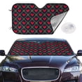 thumbnail image 2 of Balery Red Rooster Print Car Windshield Sun Shade,Windshield Sunshade for Car Pickup Truck SUV Accessories-, 2 of 7