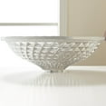 thumbnail image 4 of Vinnova Gandia 17.7in Cloudy Gray Finish Glass Round Over-Mounted Bathroom Vanity Vessel Sink Bowl, 4 of 8
