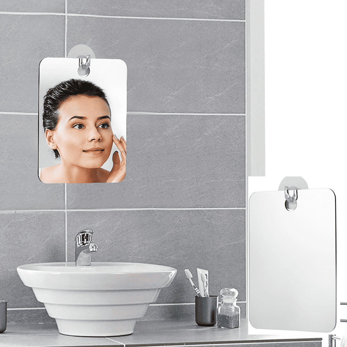 For Bathroom Travel Fogless Mirror, Fog Free Shower Mirror Shaving