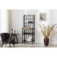 thumbnail image 2 of Boraam Praha 4 Shelf Baker's Rack in Black, 2 of 5