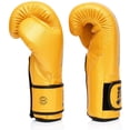 thumbnail image 5 of Guantes de boxeo Fairtex BGV18 Gold, 14 oz, para hombres, mujeres y niños, 5 of 5