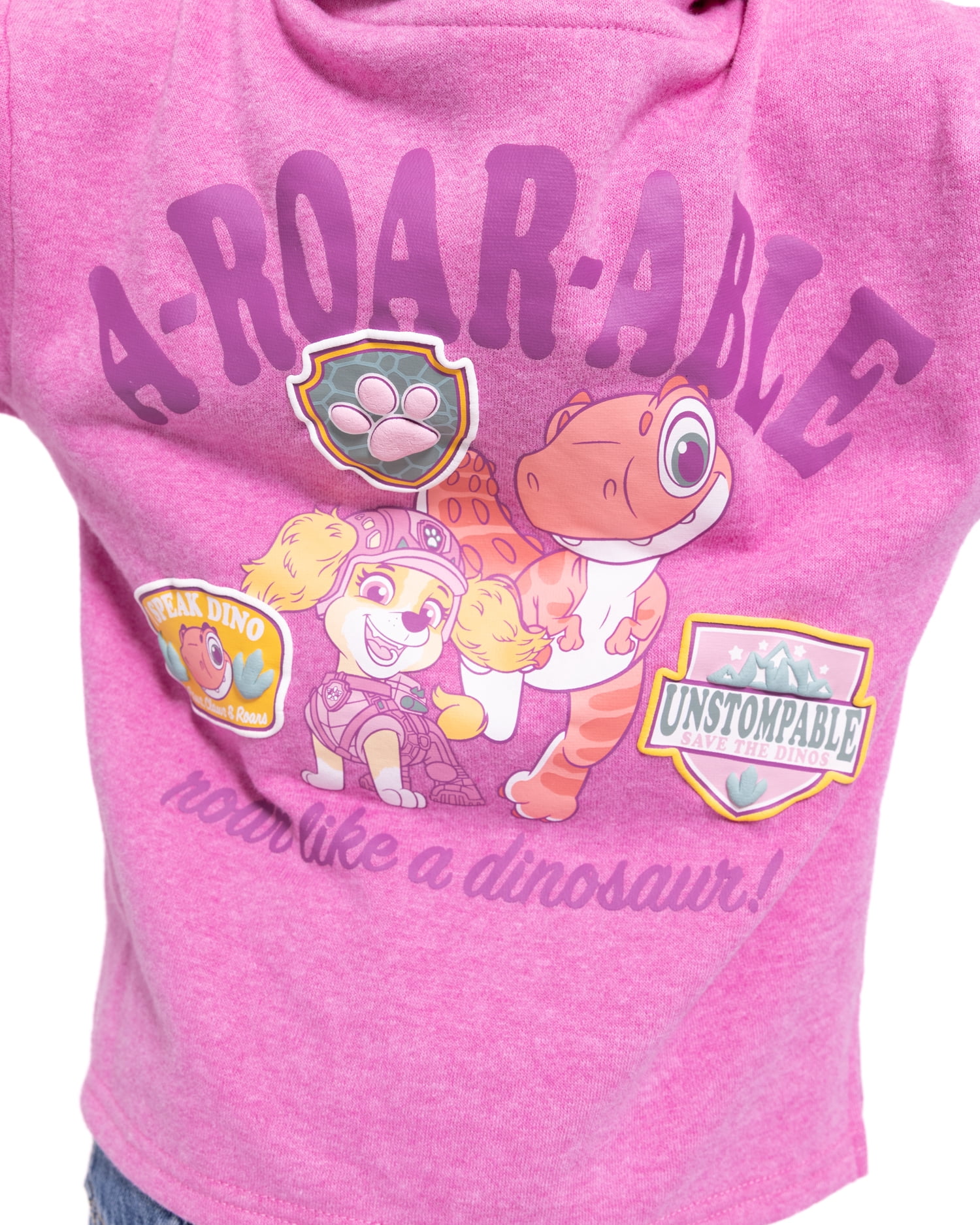 Paw Patrol Movie Toddler Girls' Cosplay Graphic Hoodie with Long Sleeves, Sizes 12M-5T