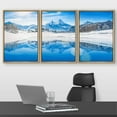 thumbnail image 2 of wall26 Framed Canvas Print Wall Art Set Arctic Snow Winter Mountain Range Nature Wilderness Photography Realism Decorative Landscape Colorful for Living Room, Bedroom, Office - 24"x36"x3 NA, 2 of 5