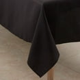 thumbnail image 3 of Fennco Styles Classic Everyday Design Solid Color Tablecloth 90" W X 156" L - Black Table Cover for Home Décor, Baquets, Family Gathering and Special Occasion, 3 of 3