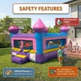 thumbnail image 6 of Pogo Crossover Inflatable Bounce House Toddler Jumper Indoor/Outdoor - Pink, 6 of 8