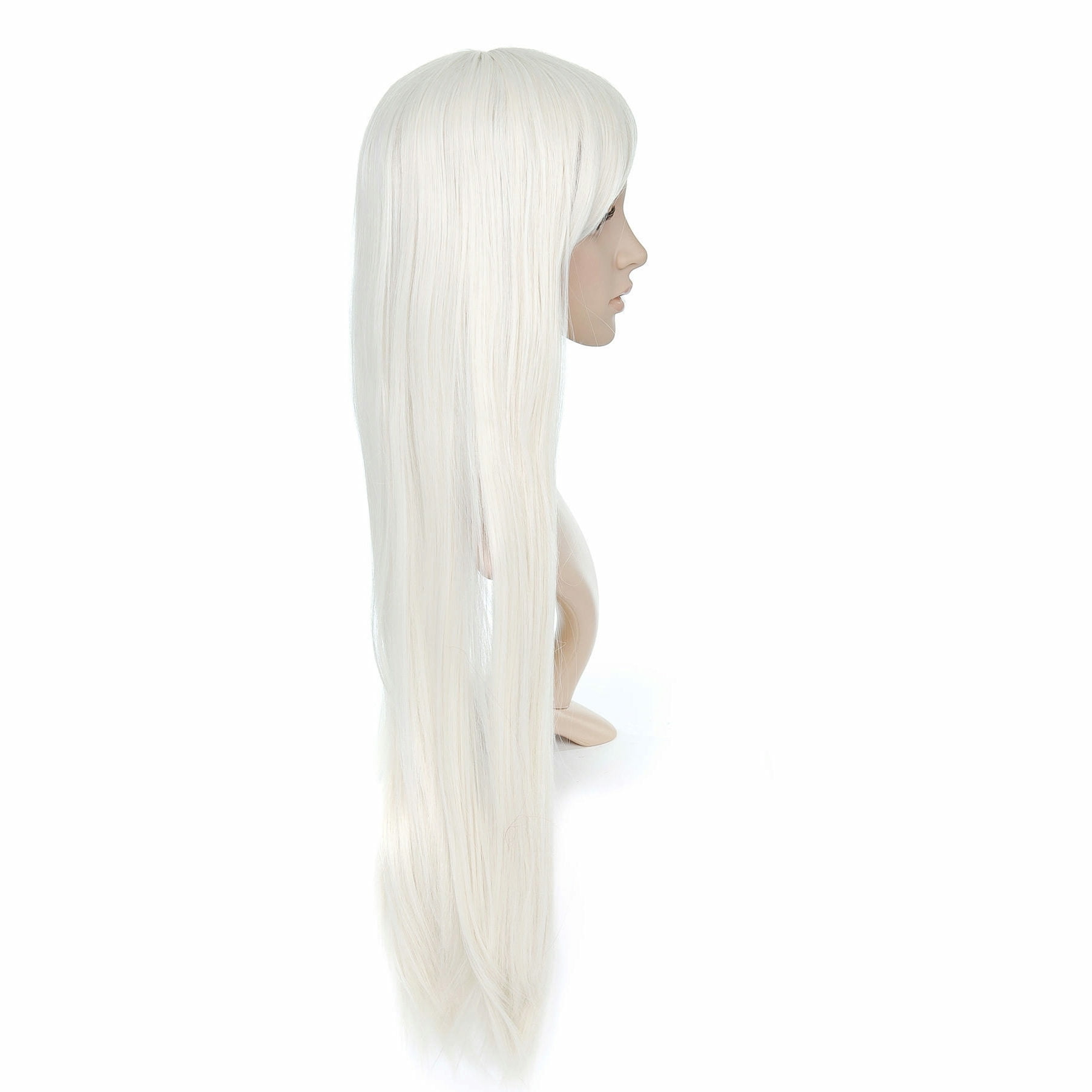 Cream Long Length Anime Cosplay Costume Wig