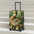 thumbnail image 6 of Pofeuu Mallard Duck And Flowers Print Luggage Suitcase Cover Protector Luggage Washable Covers Aesthetic for 18/24/28/32 inch Luggage（No luggage included）-Small, 6 of 7