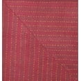 thumbnail image 5 of Indian Handmade Floral Print Kantha Quilt, Bedspread , Blanket Size ( King 108" x 108" ), 5 of 5