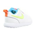 thumbnail image 3 of Nike Roshe One Infant/Toddler Shoes White/Racer Pink/Fire Pink/Volt 749425-105, 3 of 6