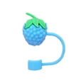 thumbnail image 1 of Straw Covers Cap Cartoon Silicone Fruit Shaped Straw Topper Cup Accessories for Enhanced Drinking Experience, 1 of 4