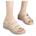 thumbnail image 4 of Mujeres Verano Slip-On Cuñas Playa Punta Abierta Transpirable Sandalias Zapatos Zapatillas Wmkox8yii ytu11153, 4 of 8