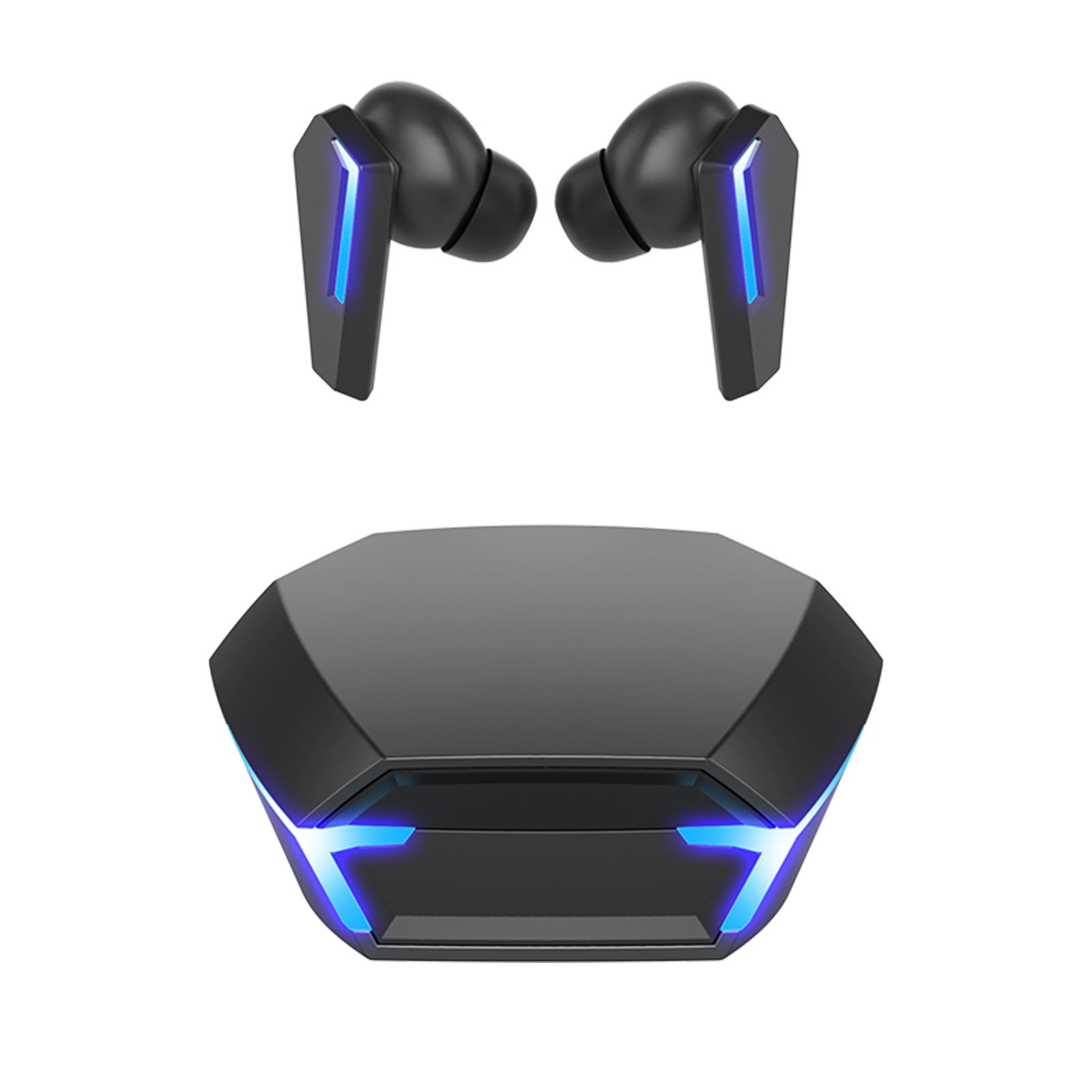 Wireless Earbuds 75hrs Bluetooth 5.3 Headphone Sport, 2026 Bluetooth Earbuds Stereo Deep Bass Over Ear Bud with Earhooks, ENC Noise Cancelling Mic, IPX7 Waterproof Earphone(Black)