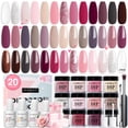thumbnail image 1 of Kit de uñas AZUREBEAUTY Dip Powder, 29 unidades, para principiantes, 20 colores, 1 of 9
