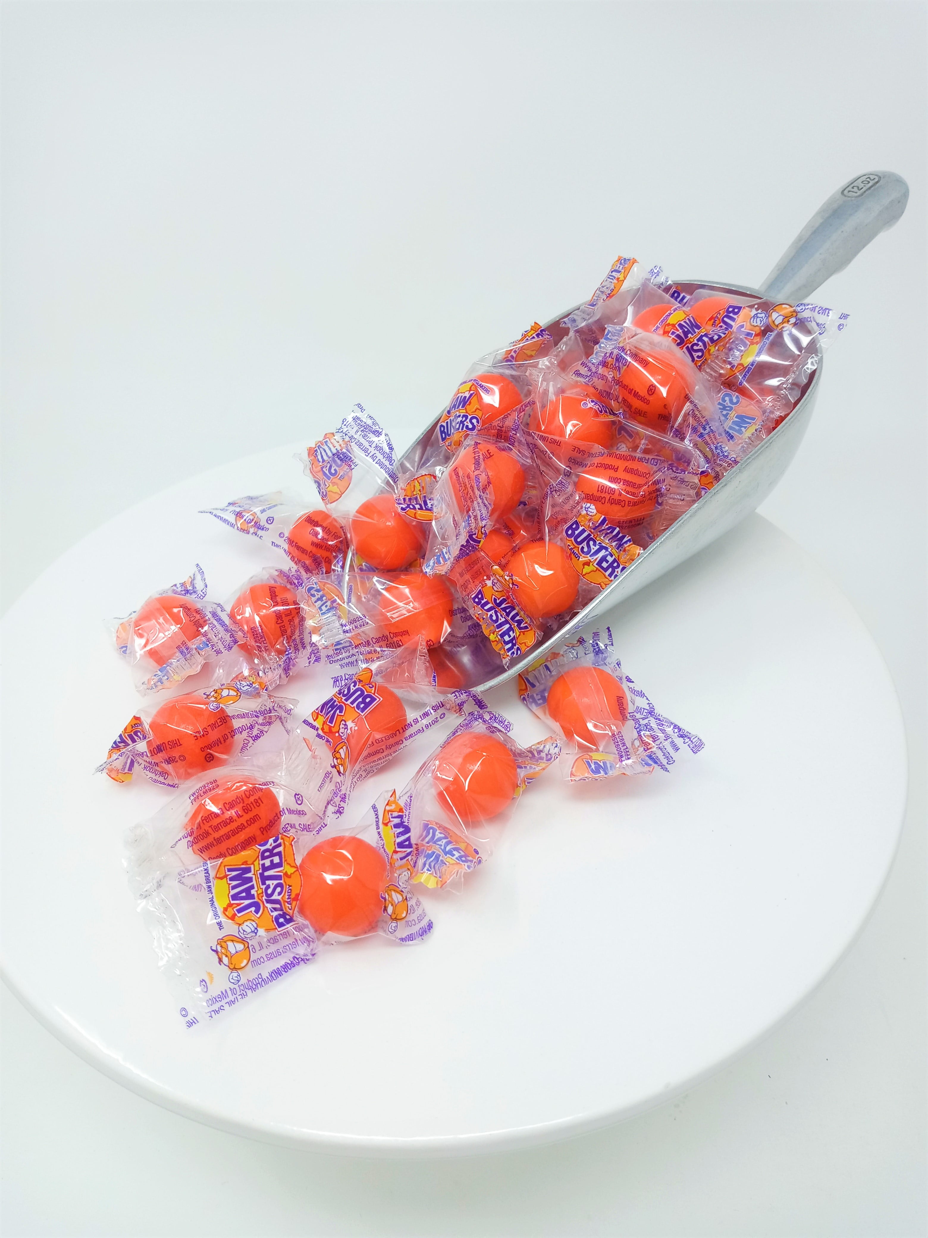 Buy Jawbreakers Orange Color Small wrapped candy jawbreaker jaw breaker