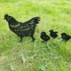 thumbnail image 3 of de de hierro, soporte de simulación de de pequeña, animal de jardín retro al , decoraciones kusrkot Estacas de gallina, 3 of 8