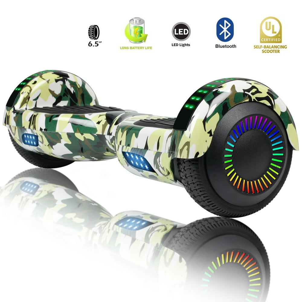 SISIGAD Hoverboard TwoWheel Self Balancing Scooter 6.5" with Bluetooth