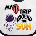 thumbnail image 4 of Inktastic My 1st Trip Around the Sun Boys or Girls Baby Bib, 4 of 4