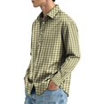 thumbnail image 5 of IAJDKMEK Men's Button Down Plaid Long Sleeve Shirt - Soft Cotton Top for Daily Wear, Relaxed Fit Shirt for Men, Great Long Sleeve Shirts for Men Fall, 5 of 7