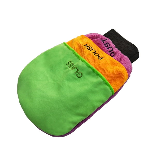 Taosunzt Car Wash Gloves 3 in 1 Multifunctional Mitt Microfiber Vehicle Cleaning Towel