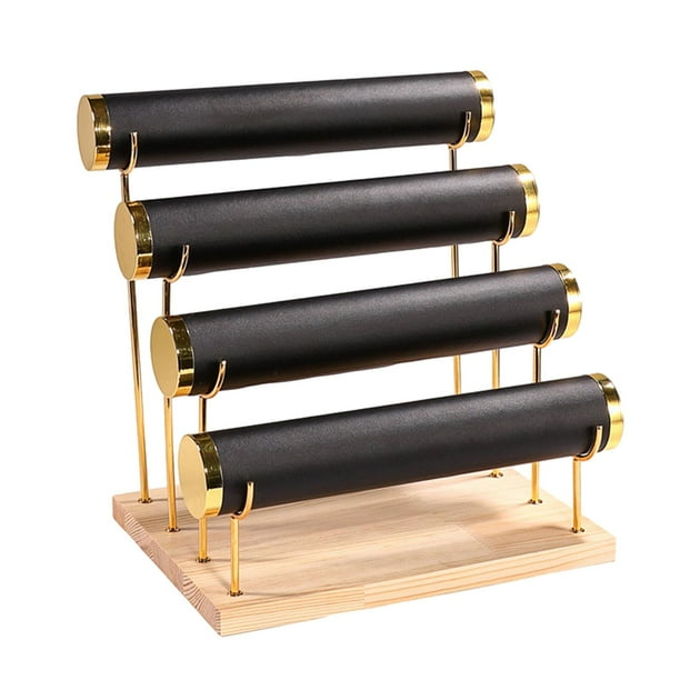 Organizador de joyas para pulseras, tobilleras, independiente, para el cabello, extraíble negro
