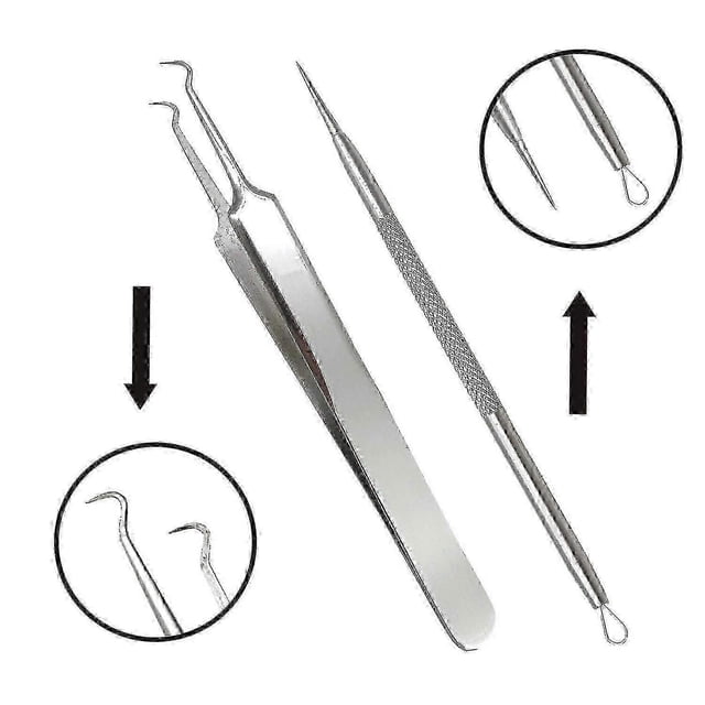 2026 Blackhead Remover Tool Kit, Professional Stainless Pimple Popper Acne Comedone Extractor Set For Nose Face