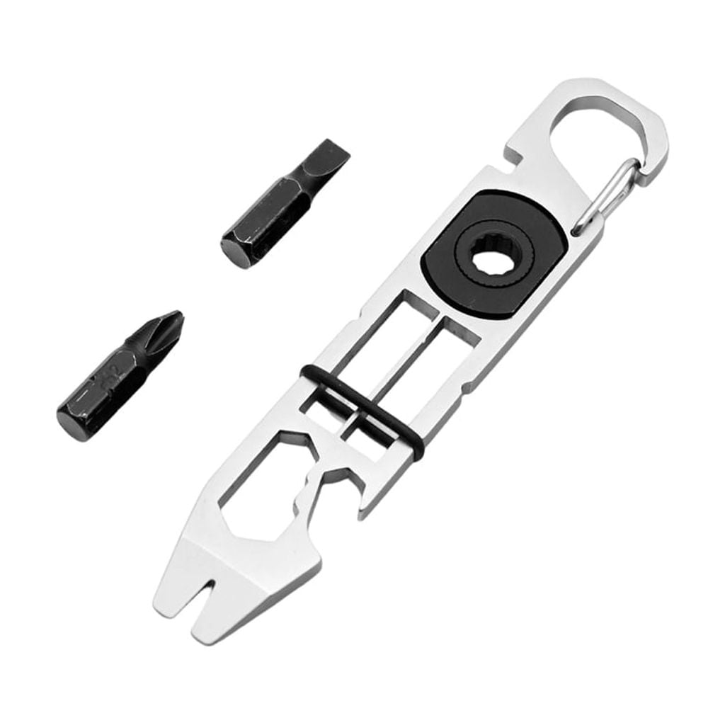 Keychain Clip Hook Outdoor Camping Buckle Keychains Multitool Alloy Keychains Bottle Opener Keychain Clip Holder