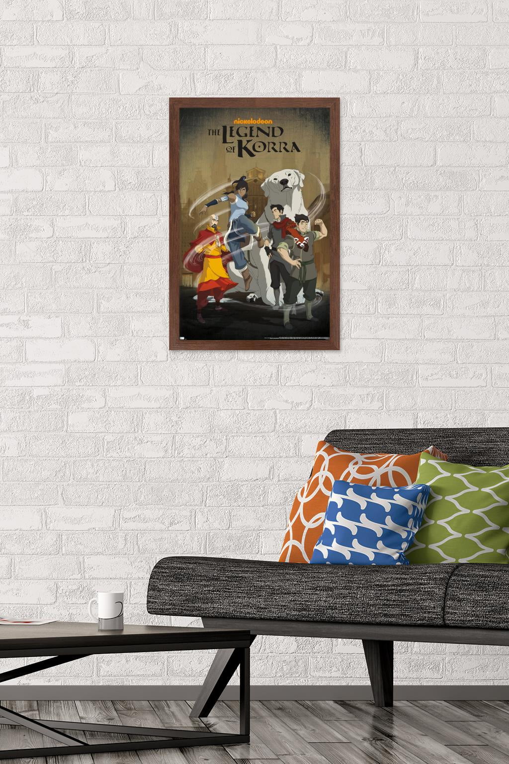 Avatar: The Legend of Korra - Group Wall Poster, 14.725" x 22.375", Framed