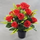 thumbnail image 4 of Cateissary Regalo de flores de seda brillante para conmemorar a los seres queridos Simulación de flores de seda Plantas en maceta Chr Decoración del hogar azul, 4 of 6