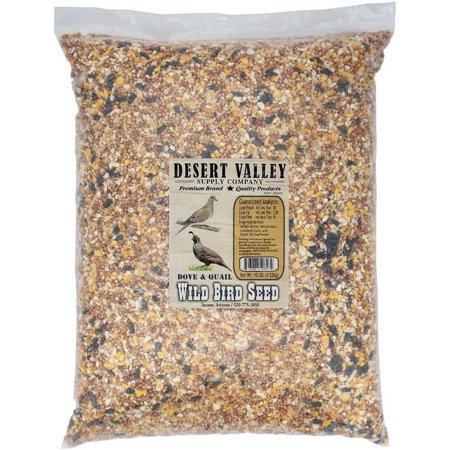 Desert Valley Dove and Quail Seed, All Natural Premium Wild Bird and Wildlife Food (10 Pounds)
