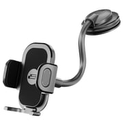 Bracketron TripGrip 2.0 Car Phone Holder with 7.5” Flexible Gooseneck, TemperBond Suction Cup, One-Hand Release, 360° Rotation, Dashboard, Windshield and Vent Mount