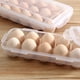 thumbnail image 5 of Bearachild Portahuevos TureClos Caja de bandeja de huevos para refrigerador con tapa Contenedor de almacenamiento de plástico apilable transparente Almacenamiento y organización del hogar 10 celdas Bearachild HA005023-01, 5 of 6