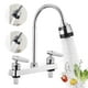 thumbnail image 1 of Mezcladora para Fregadero,Llaves para Fregadero de Cocina Flexible con Pulverizador de Modo Dual,Grifos para Cocina con 2 Asas para RV,Mezcladora para Cocina de Acero Inoxidable, 1 of 7