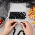 thumbnail image 4 of DIY Halloween Skull Bracelet Making Kits Including Synthetic Turquoise Beads Elastic Thread Black Beads: 200Pcs/box, 4 of 7