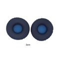 thumbnail image 2 of Maoww 2pcs Cover Ear Cushion Soft Comfortable Skin-Friendly Earmuffs Sponge Leather Protection Computer Sleeve Headset Dark Blue, 2 of 6