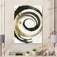 thumbnail image 2 of Designart Black And Gold Curves IV Canvas Wall Art, 2 of 5