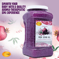 thumbnail image 2 of SPA REDI – Pomegranate Pumice Scrub Gel, Exfoliating, Hydrating & Nourishing, Infused with Hyaluronic Acid, Amino Acids, Panthenol and Comfrey Extract for Glowy Smooth Skin - 128oz Gallon, 2 of 7