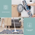 thumbnail image 6 of Blue Paisley and Floral Pattern Kitchen Rugs Sets Of 3,Kitchen Runner Rugs Non Skid Washable,Decorative Kitchen Floor Mats for Kitchen,Sink,Laundry,17"x30"+ 17"x47" + 17"x59", 6 of 6