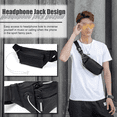 thumbnail image 3 of Pequeño bolso bandolera para teléfono móvil, funda para teléfono móvil con cartera colgante, bolso bandolera de piel sintética, pasaporte, funda para teléfono móvil con ranura para tarjetas, correa, 3 of 5