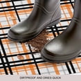 thumbnail image 4 of Orange Black Plaid Door Mat&nbsp;Indoor Outdoor Entrance, Non Slip Rug for Kitchen Bathroom Entryway Rug, Farmhouse Orange Black Checkered Washable Doormat Floor Mat for Office Home Decor 24x36 Inch, 4 of 8