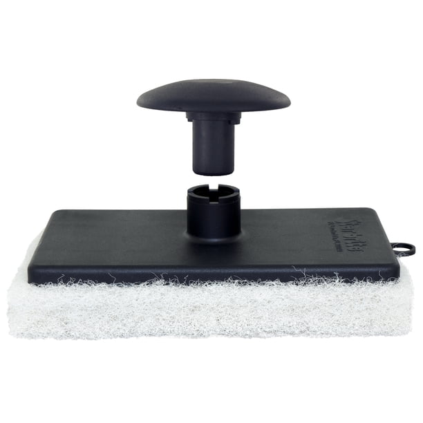 Estropajo Fino Multiusos STAR BRITE Blanco con Mango Ergonómico Texturas Media Fina Gruesa