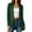 #04 Green, variant on Women's Open Front Drape Cardigan, Relaxed Fit Knit Outerwear, Casual Long Sleeve Layering Jacket, Pull-on Cocoon Style for Casual Loungewear Vacation, Black S