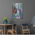 thumbnail image 4 of Luxe Metal Art 'Good Bye Kiss' by David Drioton, Metal Wall Art, 24"x36", 4 of 7