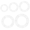 thumbnail image 6 of ins wind circle garland simulation flower big circle hanging ring big iron circle ring, 6 of 9