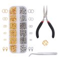 thumbnail image 1 of Kit de suministros para hacer aretes con alicates para anillos de salto con cierre de langosta Labymos Suministros para hacer aretes, 1 of 6