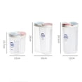 thumbnail image 5 of DcGZvy Baking Storage Containers Pantry Jars, Dry Goods Storage Containers Airtight, Food Container Organizer Snack Organizer, 5 of 5
