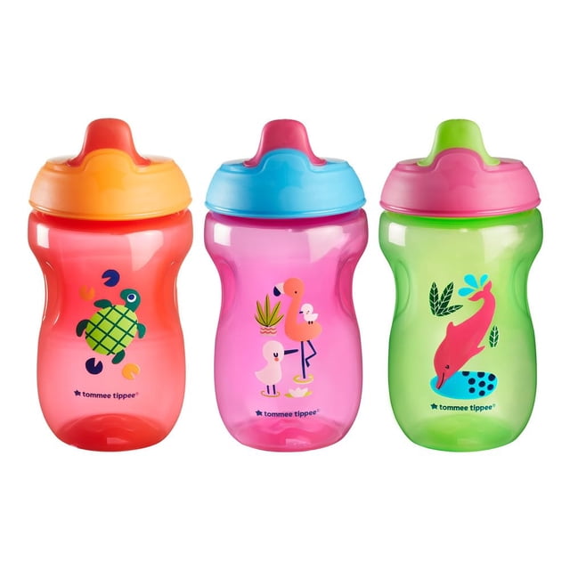 Botella de agua Tommee Tippee Sippee Cup, 9 m+300 ml, paquete de 3